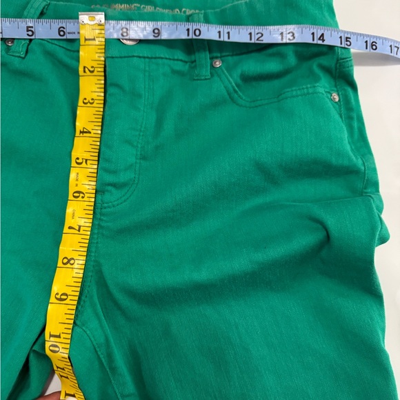 Chico's Emerald Green Pants So Slimming girlfriend crop in size 4 (0) - Picture 9 of 13